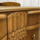 1950s English Art Deco oak sideboard