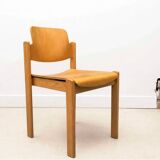 Scandinavian style "omega" beech chair