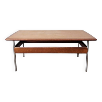 Scandinavian coffee table attributed to Sven Ivar Dysthe for Dokka