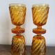 Baccarat amber glasses