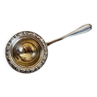 Silver-plated tea strainer