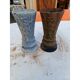 Pair of cast iron vases from 1900 from Charleville-Mézières
