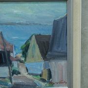 Carl Berndtsson, Swedish Modern Painting, 1960s, Oil on Canvas, Framed