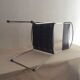 Chaise cuir et chrome