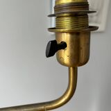 articulated brass floor lamp - Sweden 50s/60s
