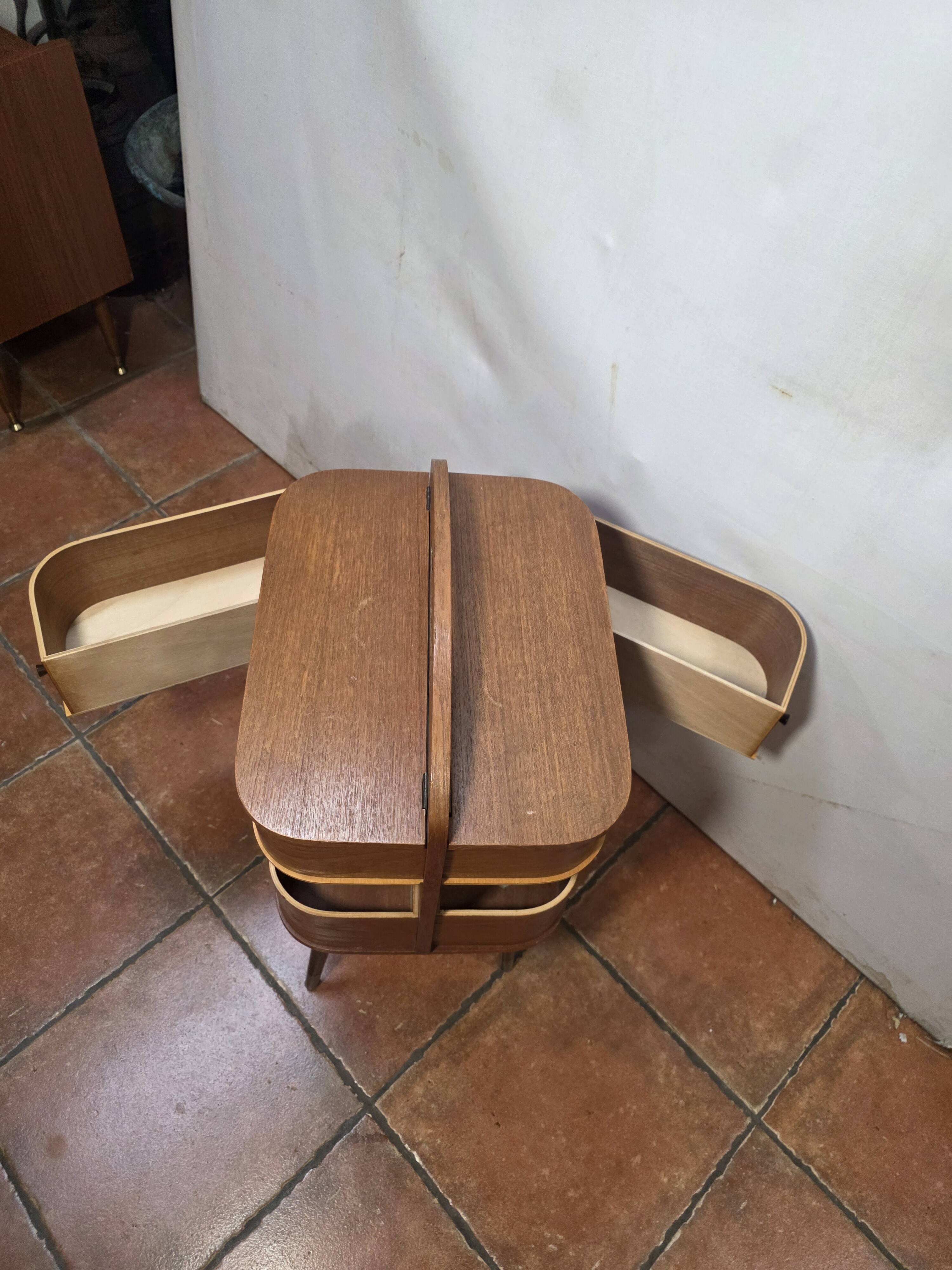 Scandinavian Teak Worker, Danish Design, 1960s