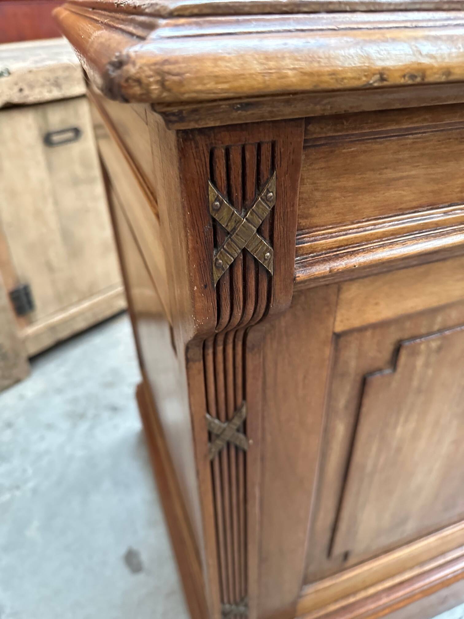 Oak counter early 20th century