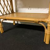 Rattan bookcase shelf
