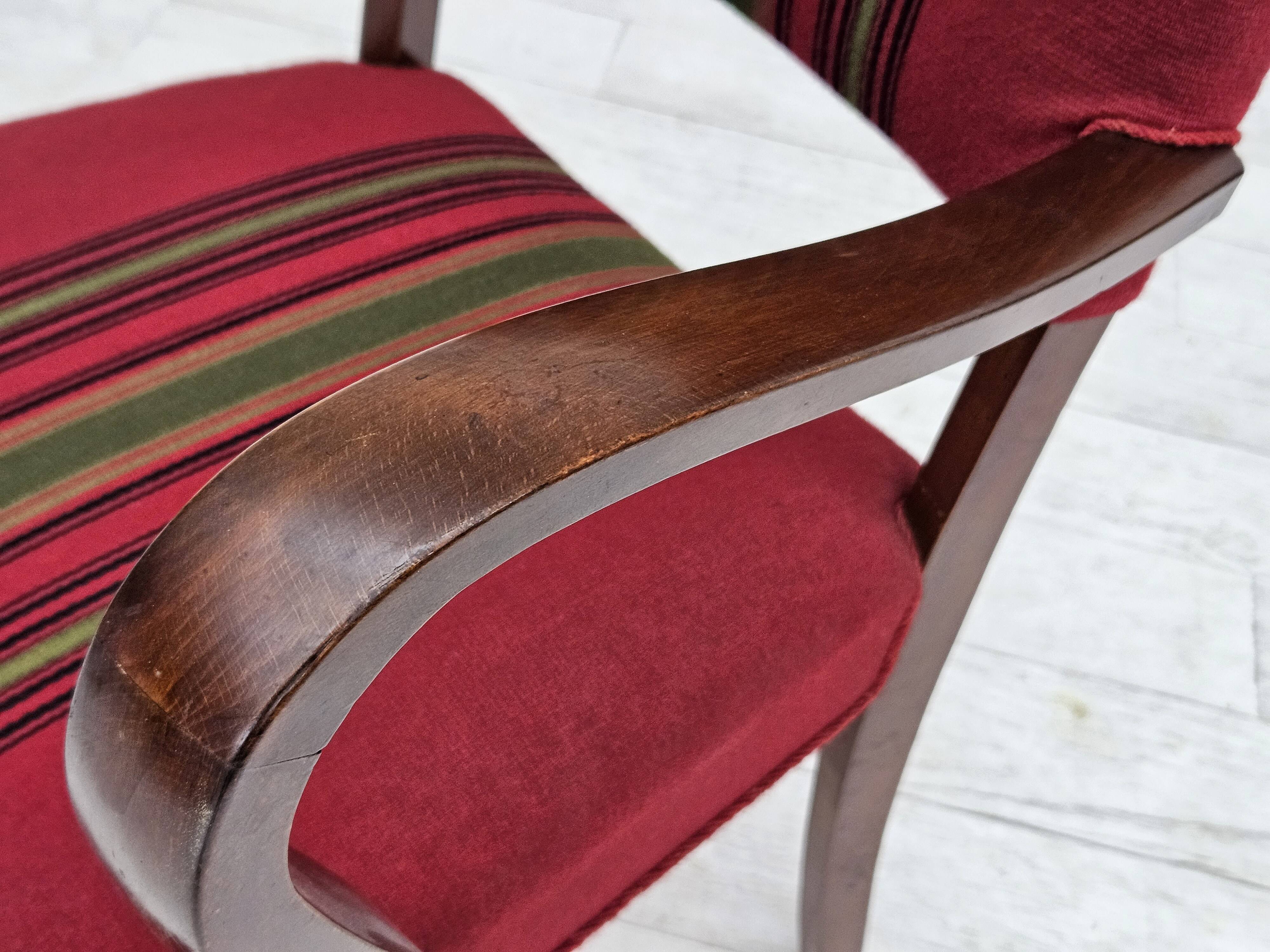 1950s, pair of Danish armchairs