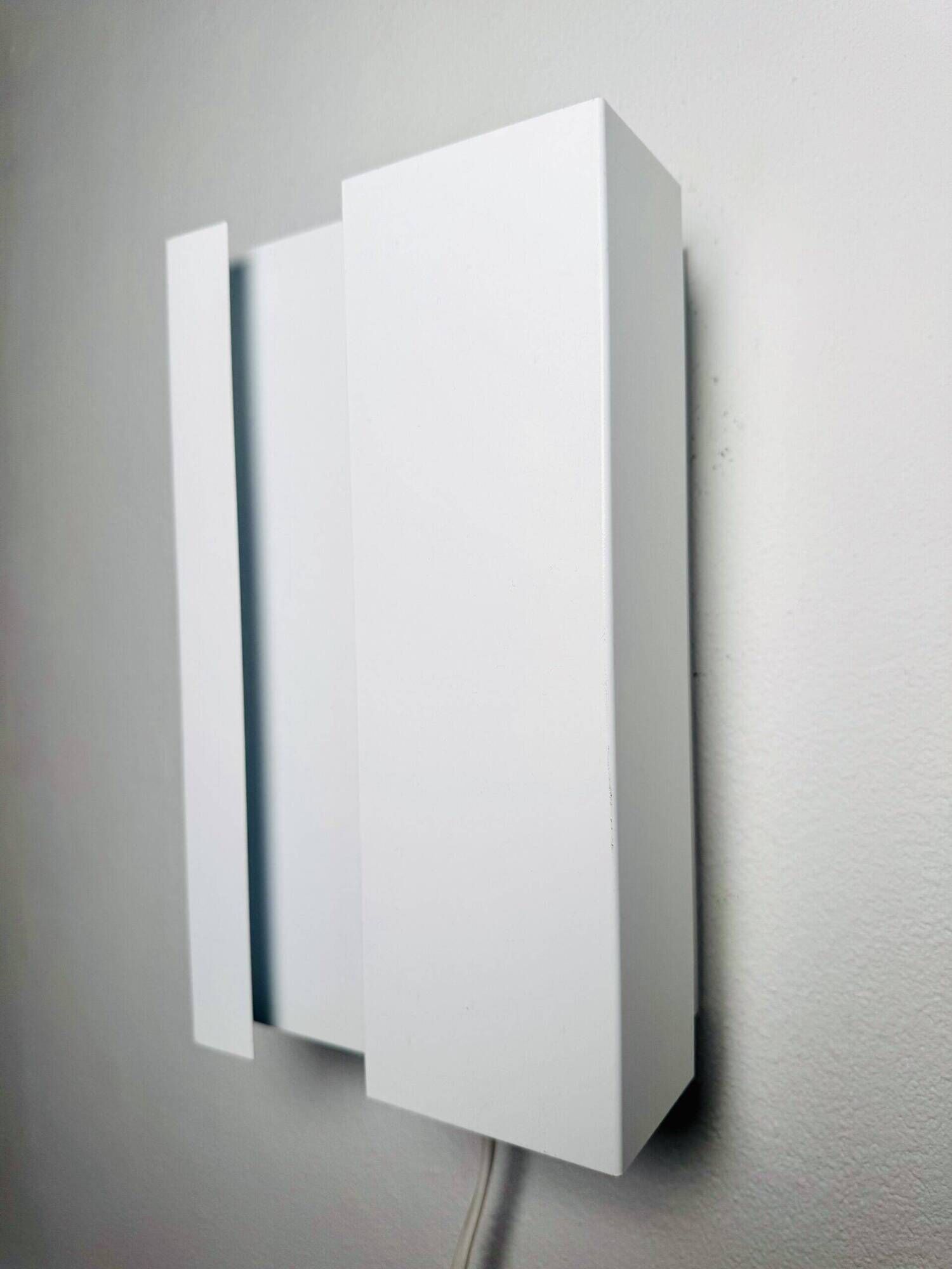 Geometric Rectangular Wall Lamp By J.J.M. Hoogervorst For Anvia Nederland, The Netherlands, 1960S