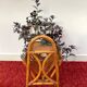 Magazine rack / Bamboo rattan side table from the 70s