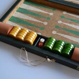 Vintage Backgammon Bakélite 1930 Game
