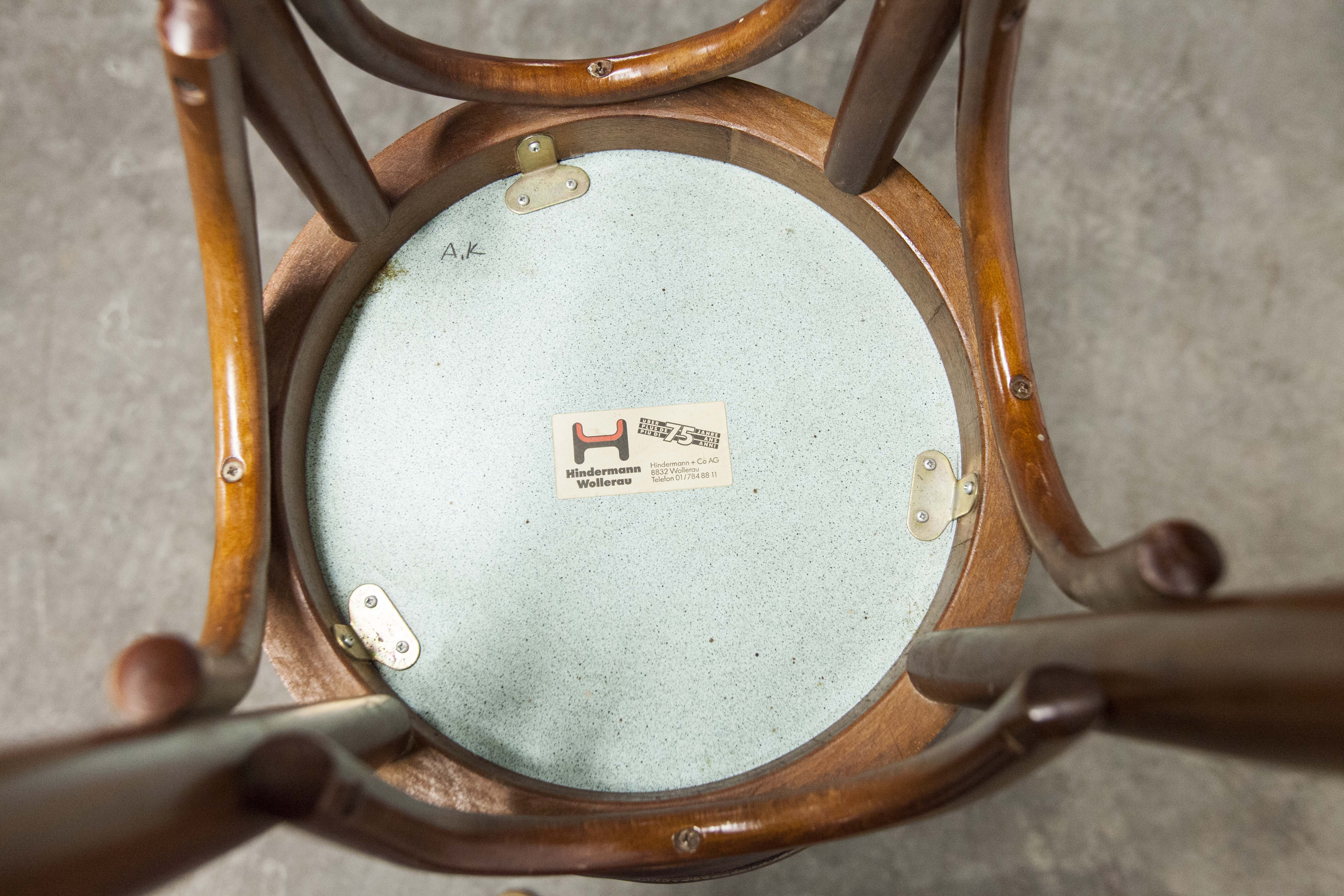 Pair bar stools Hindermann Wellereau