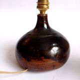 Stoneware lamp from La Borne
