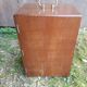 Old wooden transport trunk vintage jouan material #a653