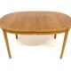 Scandinavian oak dining table, Sweden, 1960