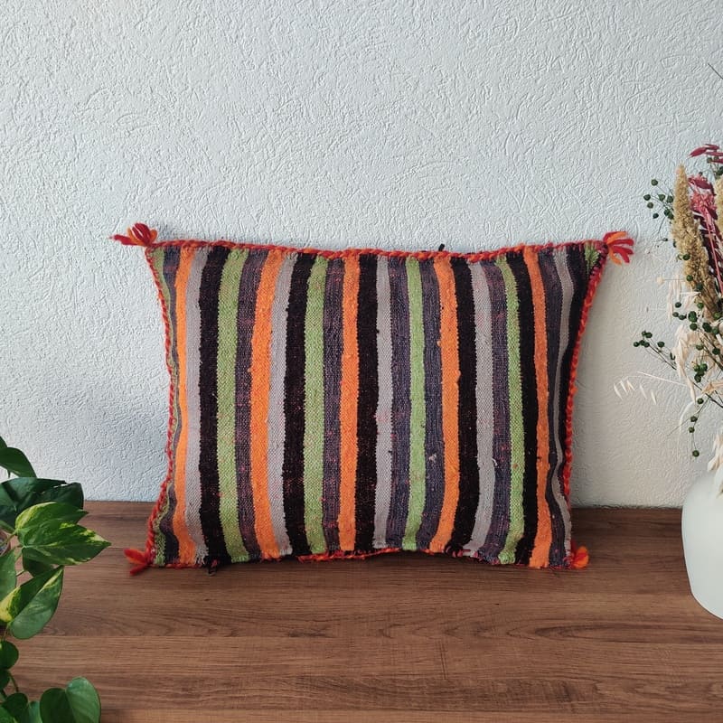 Moroccan Red Kilim Cushion