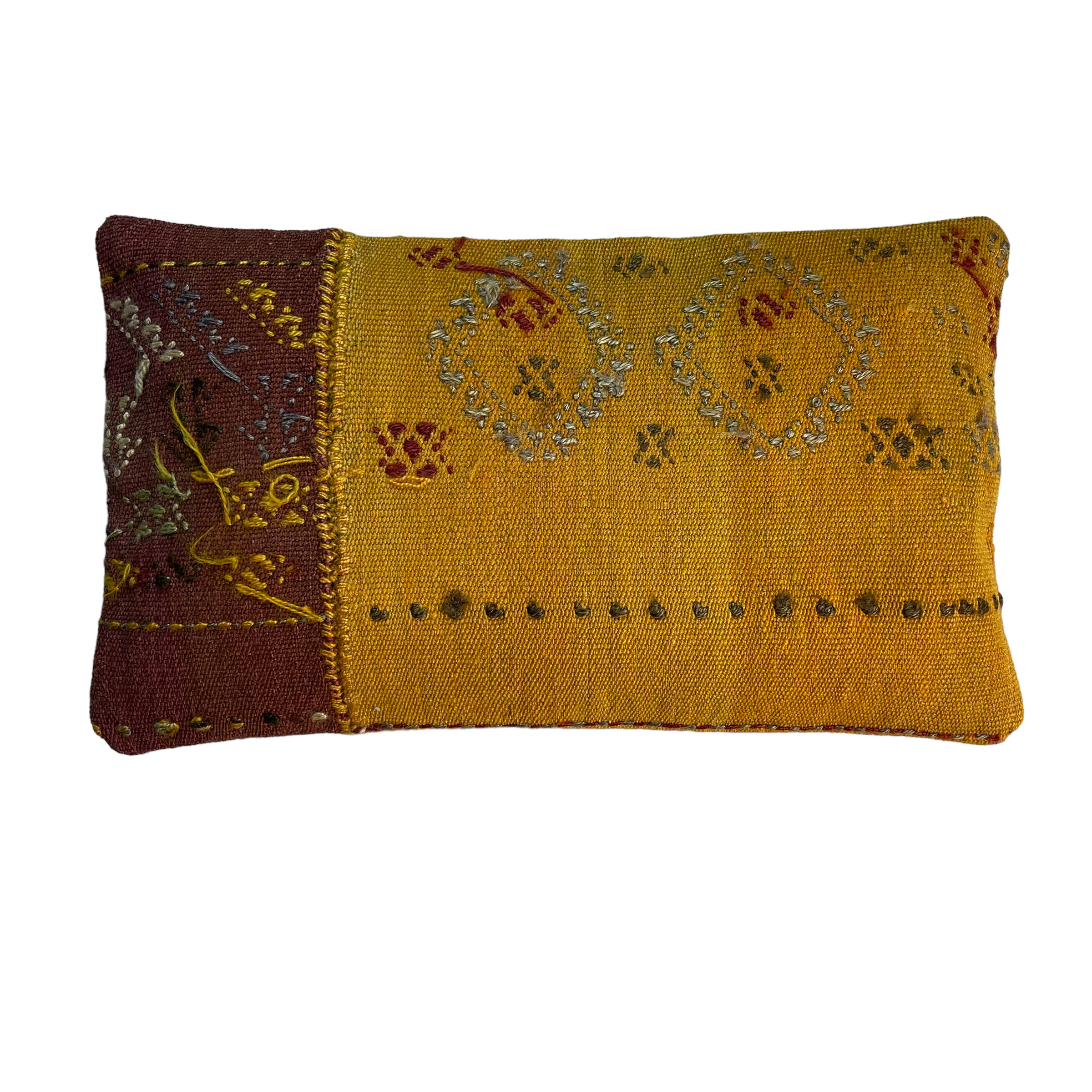 Vintage turkish handmade kilim cushion cover , 30 x 50 cm