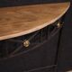 20th century French half-moon console