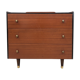 Vtg Mid Century Small Chest Drawers Retro Sideboard Danish Sandi Teak Style