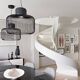 Paire de suspensions design  inedit noir