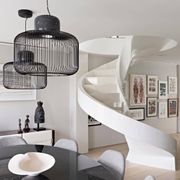 Paire de suspensions design  inedit noir
