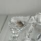 Clear crystal ashtray