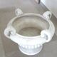Paolo Marioni coupe / table foot / decoration / container with silk ferns