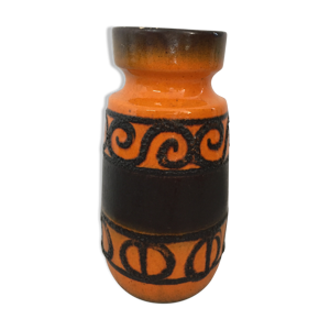 Vase orange vintage West