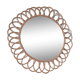Vintage rattan mirror 46x46cm
