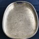 Silver metal serving tray
