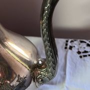 Shaw & Fisher - Sheffield (silver plated) English teapot, 19th century