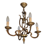 Louis XVI style chandelier with four branches