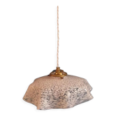 Suspension lampshade corole glass Clichy