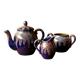 Teapot, milk jug and sugar bowl Lacheny Saint-Amand