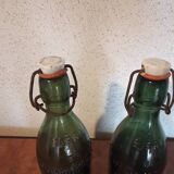 Two old beer bottles
