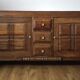 Solid Walnut Buffet, Art Deco, Circa 1940