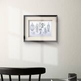 Printed in 1851, Zoological Poster.