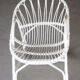 Paire de fauteuils rotin