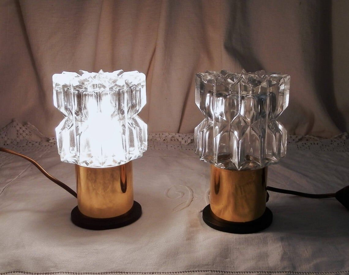 Pair of vintage 1960s table lights