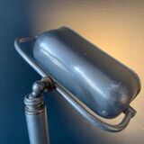 Ancienne lampe de bureau art deco en aluminium, 1920