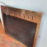 brass restaurant menu holder