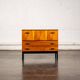 Rosewood burl chest of drawers