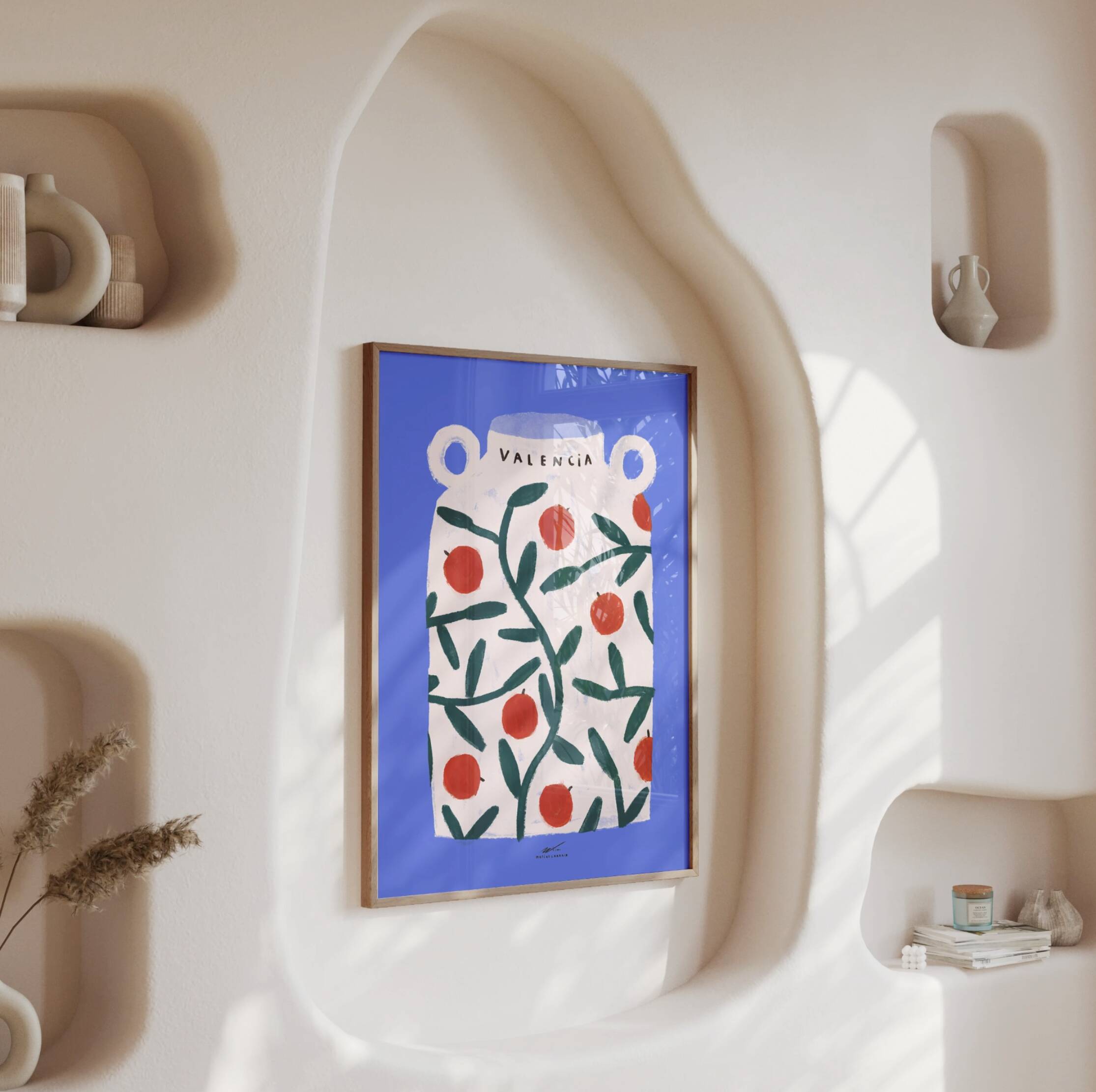Valencia Vase - Wall poster 50x70cm