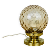 Vintage globe lamp and gold base Vanity Boum x Sézane