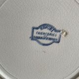 Flat plates Sarreguemines Iron Earth model Blue favorite