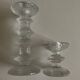 Pair of Festivo Timo Sarpaneva candlesticks 1972 for IIttala Finland