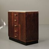 Buffet Art Déco, acajou et marbre, 1930