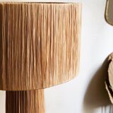 Bahia floor lamp minimalist design raffia