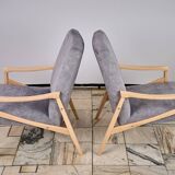 Paire de fauteuils conçus par J. Jiroutek, TON Tchécoslovaquie, années 1960, Vintage
